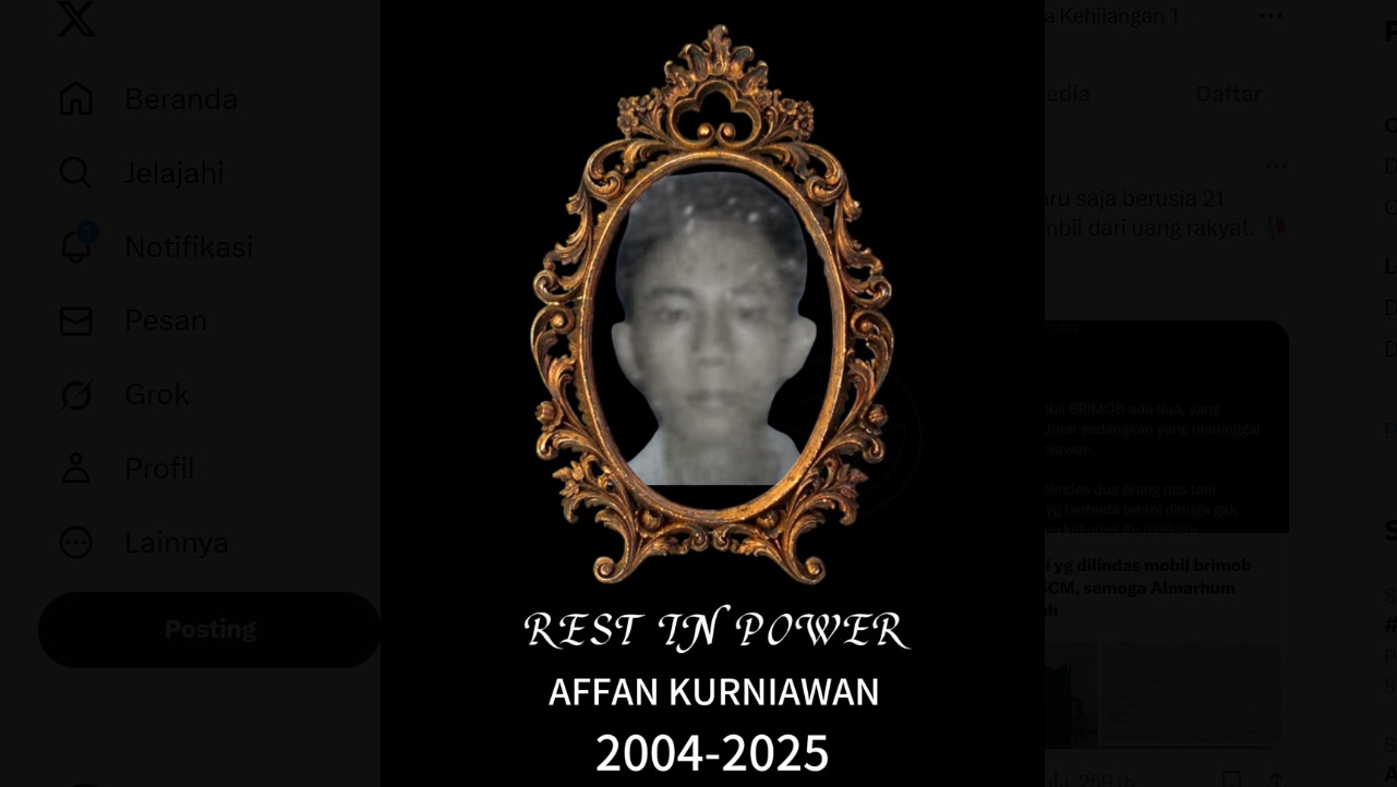 Affan Kurniawan Tewas Dilindas Rantis, Keluarga Kehilangan Tulang Punggung